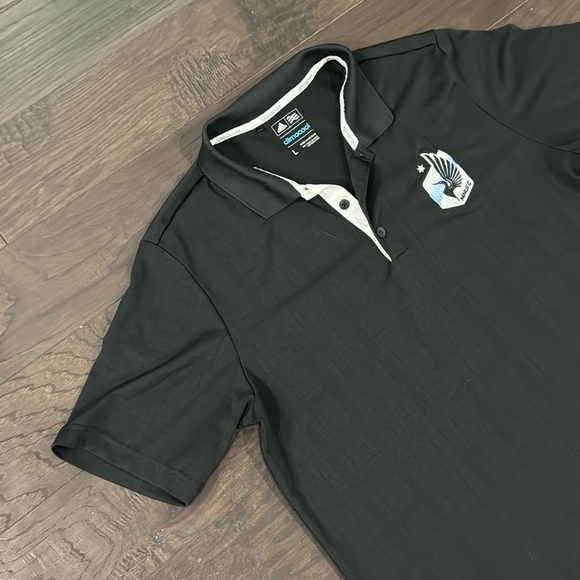 Adidas ClimaCool Minnesota United FC Loons Polo Size Large - Picture 3 of 6